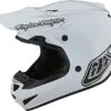 Troy Lee Designs Troy Lee Design SE4 Mono Polyacrylite MIPS Fullface Casque Gr. S (55-56cm) Blanc