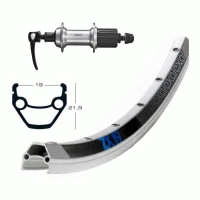 Roue Arrière 700 Mm Avec Moyeu Shimano Acera Et Jante Exal ZX 19