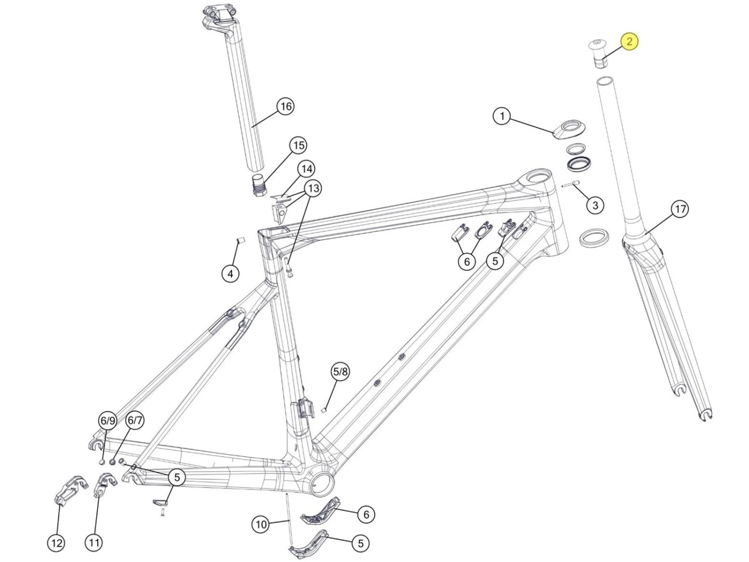 BMC Expandeur De Direction 2 Teammachine SLR, URS, Trackmachine 02 - 213682 2 BMC Expandeur De Direction 2 Teammachine SLR, URS, Trackmachine 02 - 213682 – Image 2