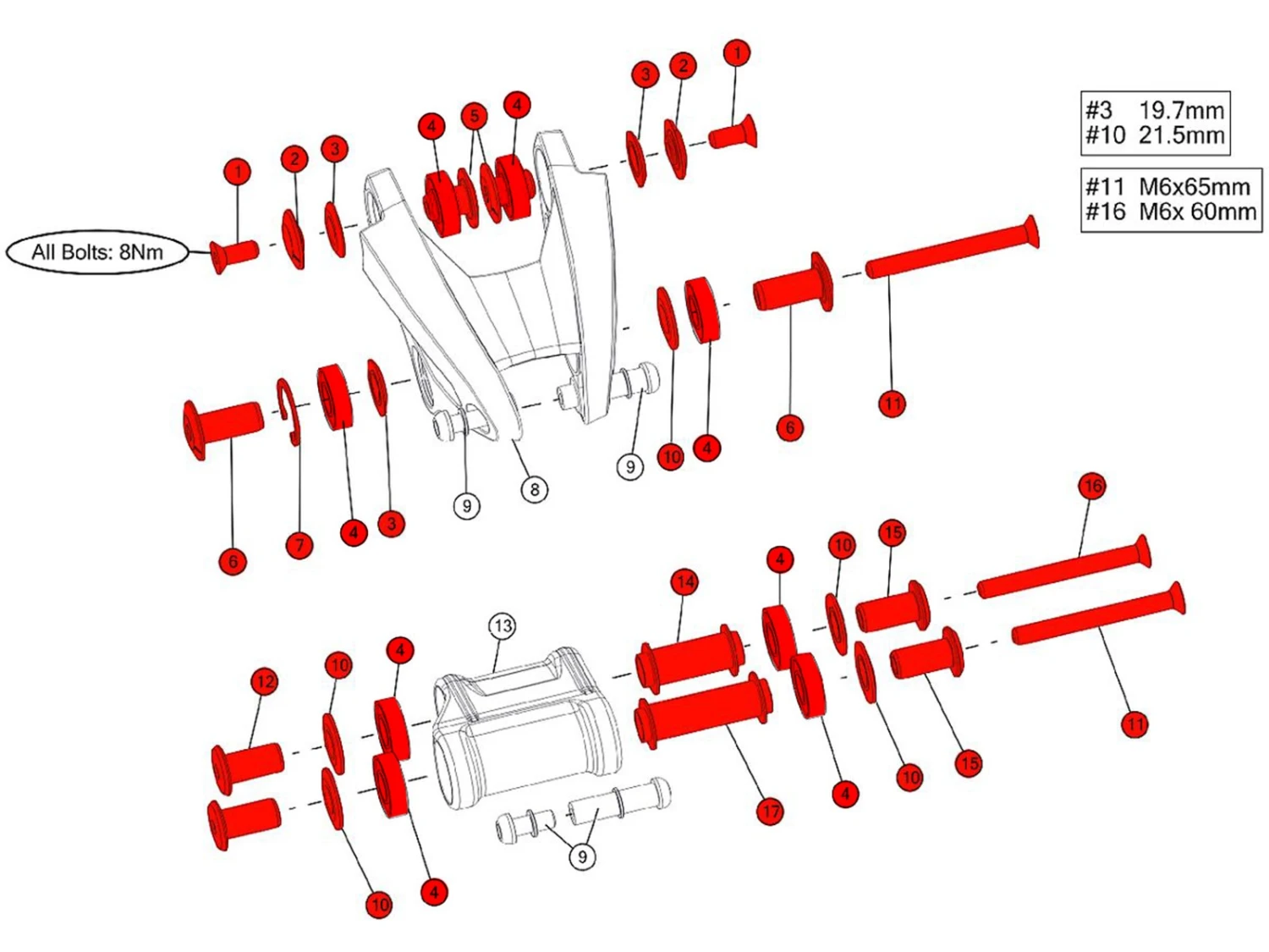 BMC Kit De Visserie Et Roulements Pour Speedfox & Agonist Depuis 2018 - 301206 2 BMC Kit De Visserie Et Roulements Pour Speedfox & Agonist Depuis 2018 - 301206 – Image 2