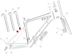 BMC Support Batterie Shimano Di2 Pour Tige Sans Mousse - 219532 -Boutique Blackburn bmc support batterie shimano di2 pour tige sans mousse 219532 2