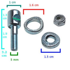 Boulon Guillotine Pour Porte Patin Vélo 7 Boulon Guillotine Pour Porte Patin Vélo -Boutique Blackburn boulon guillotine pour porte patin velo full 4