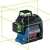 Bosch 0601063Y00 - Laser Ligne GLL 3-80 G, Pochette De Protection, Mire Rouge, 4x Batteries AA, Coffre - 0601063Y00