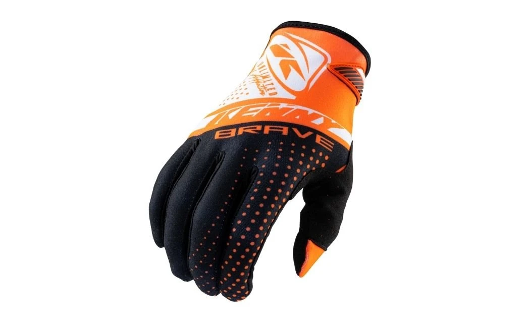 Gants Long VTT KENNY Brave Orange 1 Gants Long VTT KENNY Brave Orange