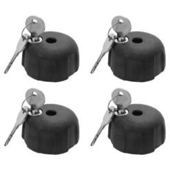 Lot De 4 Serrures Antivol Pour Porte-vélos Peruzzo