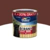 Castorama Peinture Bois Extérieur Ecran+ Bois Dulux Valentine Satin Ton Bois RAL 8015 2L +20% Gratuit