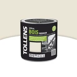 Castorama Peinture Bois Extérieur Premium Lin Satin Tollens 0,5L