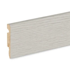Castorama Plinthe Bois MDF Blanche Pour Parquet Et Stratifié GoodHome Décor 20 L.220 X H.6 X ép.1,1 Cm