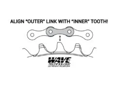 Praxis Works - Plateau VTT ERing Steel 104 Mm - Technologie Wave™ -Boutique Blackburn praxis works plateau ering steel 104mm wawe montage 3840x2160