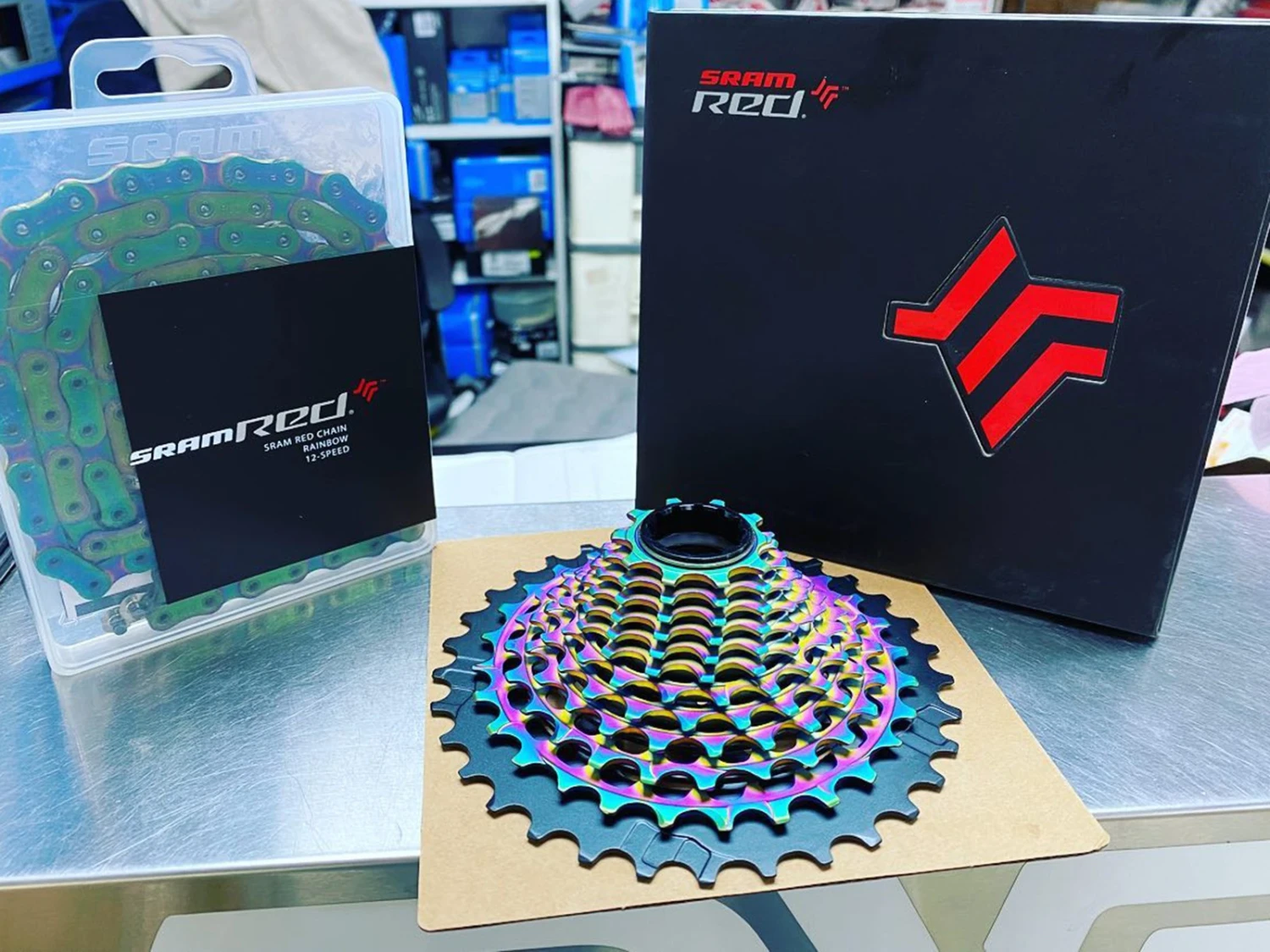 SRAM Cassette Red Rainbow XG-1290 12 Vitesses 10-33 Dents 6 SRAM Cassette Red Rainbow XG-1290 12 Vitesses 10-33 Dents – Image 6