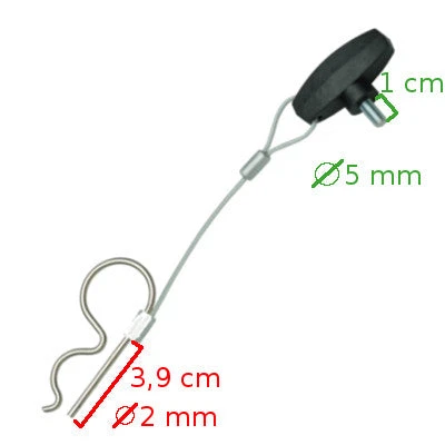 Vis à Papillon Avec Goupille Pour FollowMe 5 Vis à Papillon Avec Goupille Pour FollowMe – Image 5